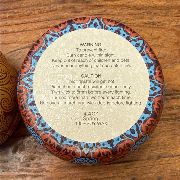 Colorful Patterned Candle Set - Picture 4 of 4